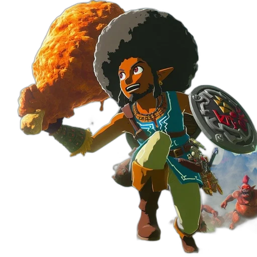 weapon, staff, creature, animal transparent PNG cut-out