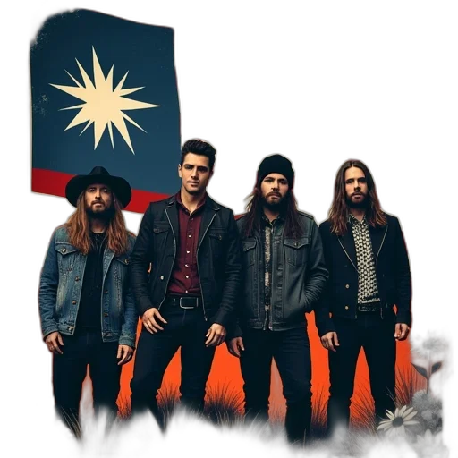 poster, headline, band, bandidos transparent PNG cut-out
