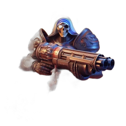 weapon, jewelry, robot, staff transparent PNG cut-out