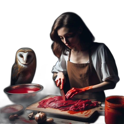 food, oil painting, photorealistic, concept art transparent PNG cut-out