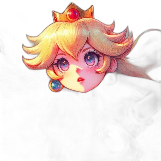 crown, face, pixel art, concept art transparent PNG cut-out