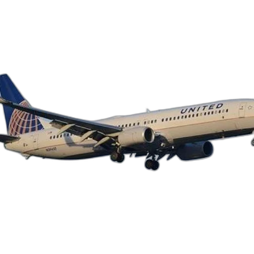 united, airlines, airplane, flight transparent PNG cut-out