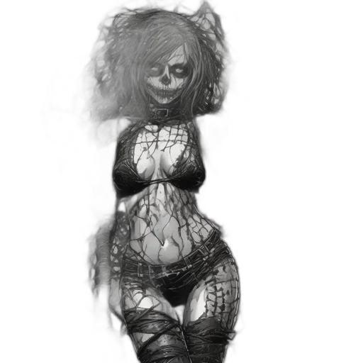 dress, creature, mask, robot transparent PNG cut-out