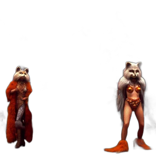 animal, creature, dress, concept art transparent PNG cut-out