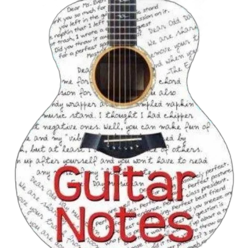 poster, white, guitar, featuring transparent PNG cut-out