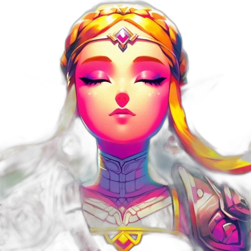 face, crown, mask, fantasy art transparent PNG cut-out