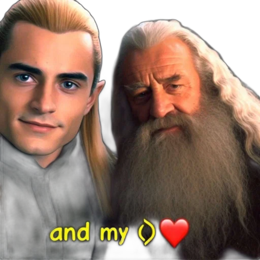 two, iconic, characters, lord transparent PNG cut-out