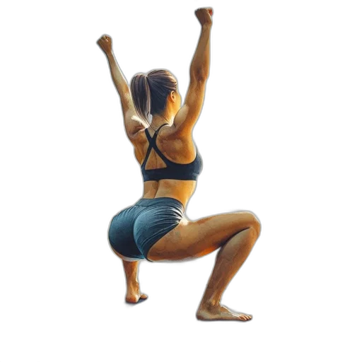 woman, workout, gear, stretches transparent PNG cut-out