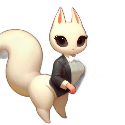 staff, animal, creature, 3d render transparent PNG cut-out