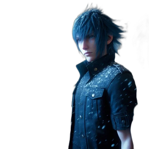 jacket, dragon, hair, concept art transparent PNG cut-out