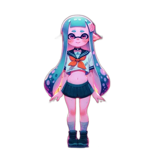 dress, staff, creature, robot transparent PNG cut-out