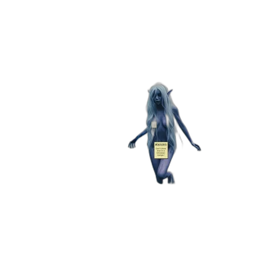 robot, creature, hair, dress transparent PNG cut-out