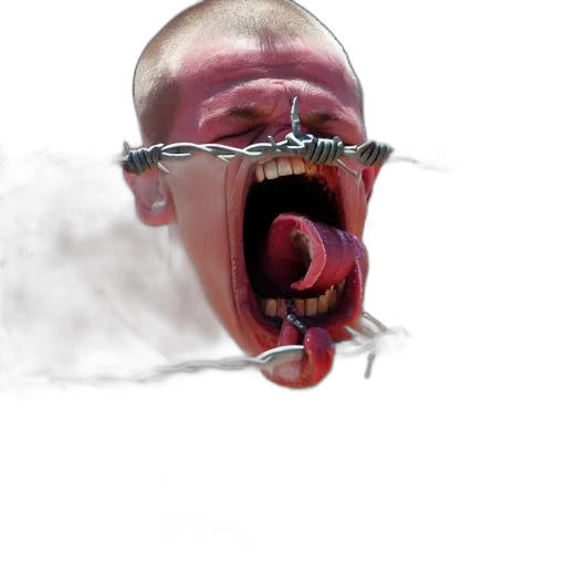 mask, face, creature, staff transparent PNG cut-out