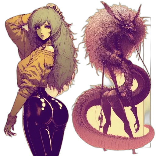 dragon, creature, fantasy art, concept art transparent PNG cut-out
