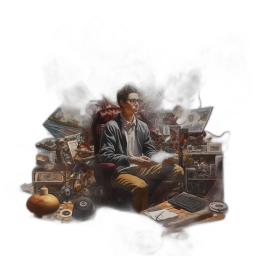 jacket, furniture, concept art, fantasy art transparent PNG cut-out
