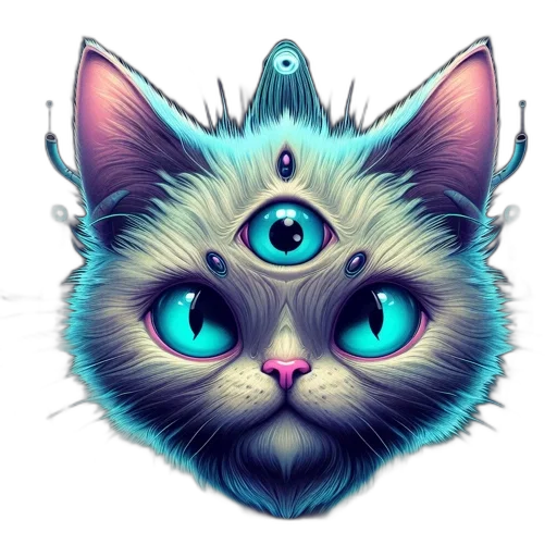 creature, staff, face, animal transparent PNG cut-out