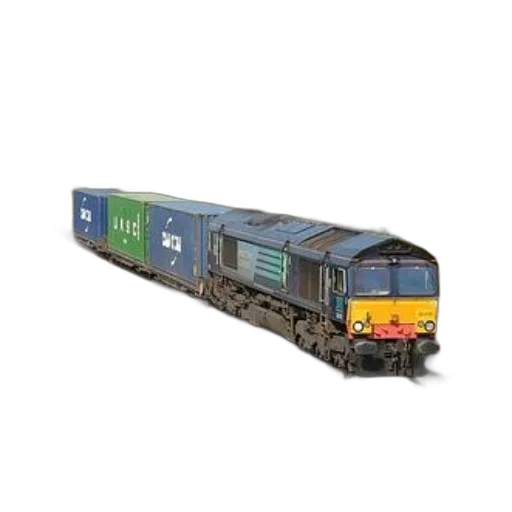 freight, train, colorful, containers transparent PNG cut-out