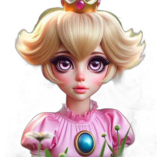 crown, jewelry, staff, fantasy art transparent PNG cut-out