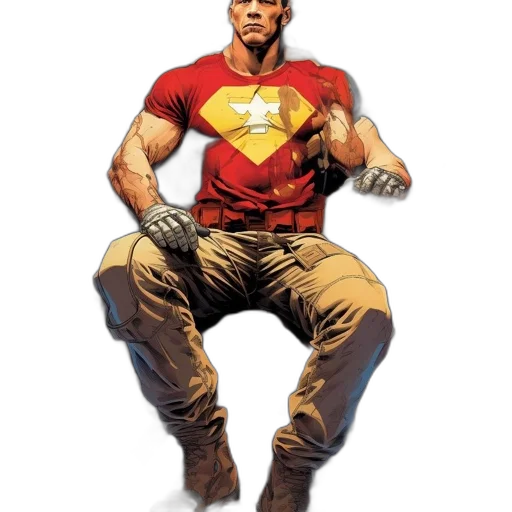 comic book art, concept art, 3d render, photorealistic transparent PNG cut-out