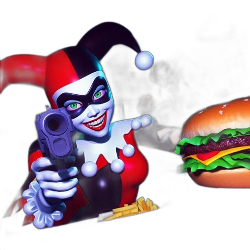 food, weapon, concept art, 3d render transparent PNG cut-out
