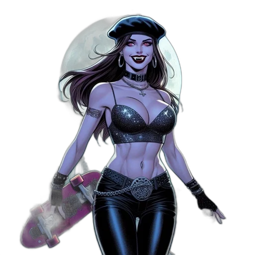 comic book art, concept art, fantasy art, cartoon transparent PNG cut-out