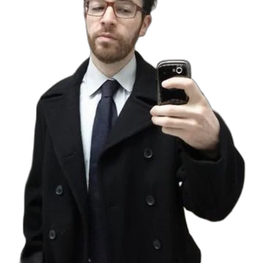 jacket, staff, hat, face transparent PNG cut-out