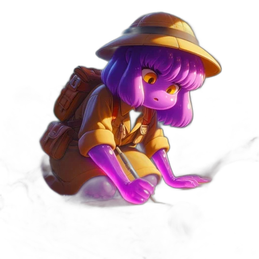 hat, staff, creature, weapon transparent PNG cut-out