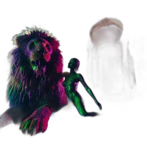 creature, hair, animal, mask transparent PNG cut-out