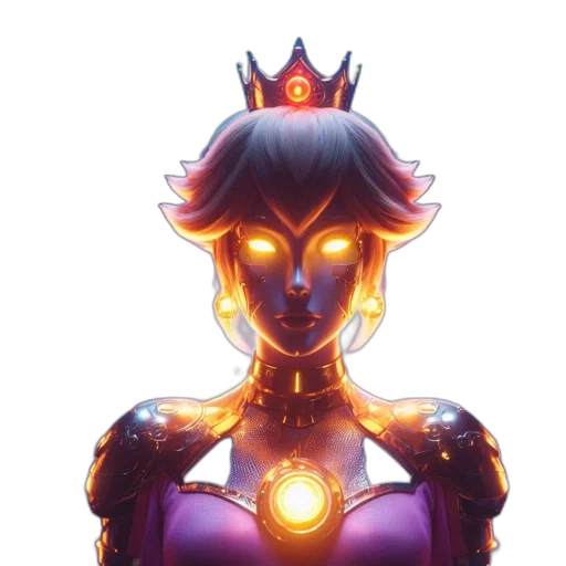 crown, robot, mask, jewelry transparent PNG cut-out