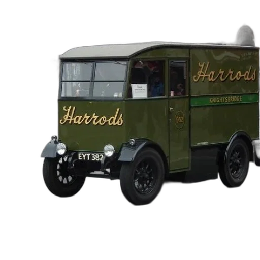 car, 3d render, green, harrods transparent PNG cut-out