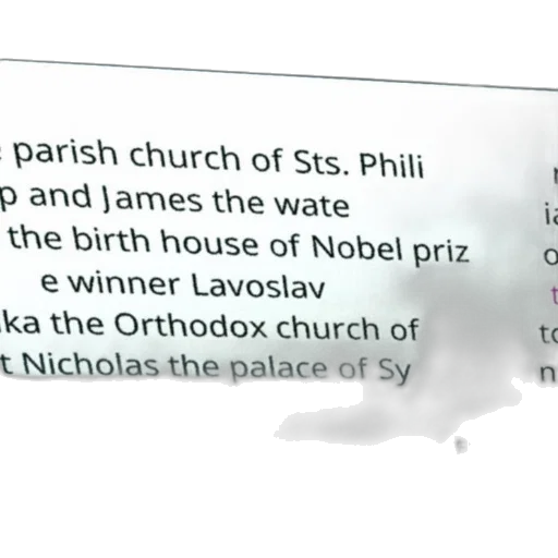 list, landmarks, croatia, including transparent PNG cut-out