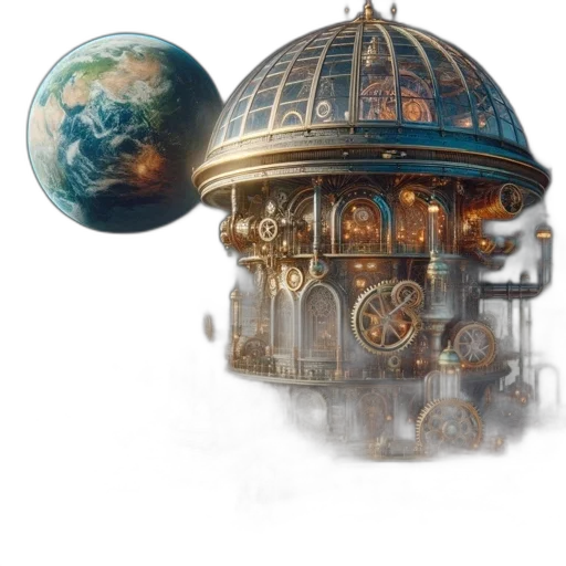 robot, furniture, concept art, fantasy art transparent PNG cut-out