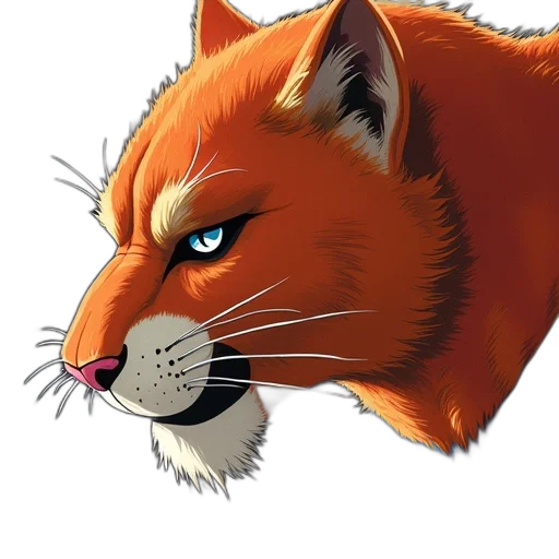 animal, staff, concept art, photorealistic transparent PNG cut-out