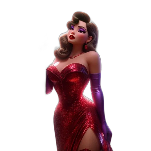 dress, concept art, 3d render, fantasy art transparent PNG cut-out
