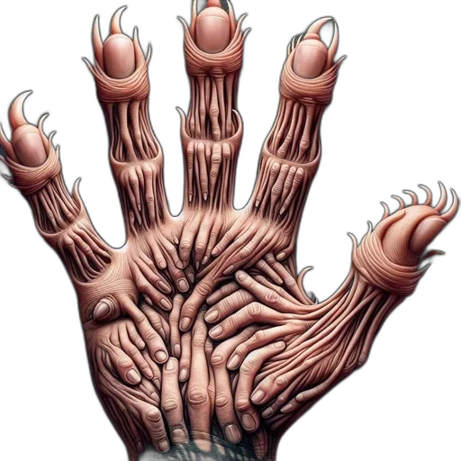 creature, concept art, 3d render, comic book art transparent PNG cut-out