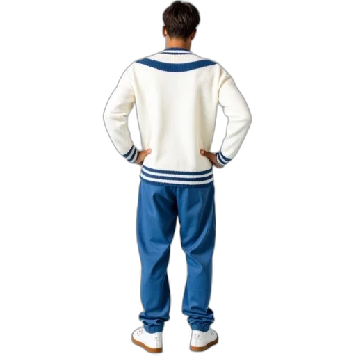 jacket, staff, 3d render, concept art transparent PNG cut-out
