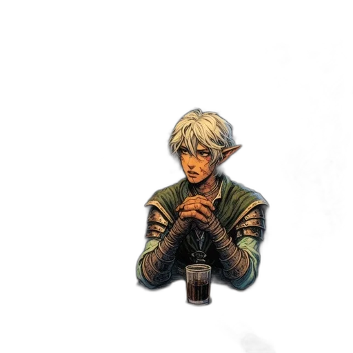 weapon, staff, jacket, sword transparent PNG cut-out