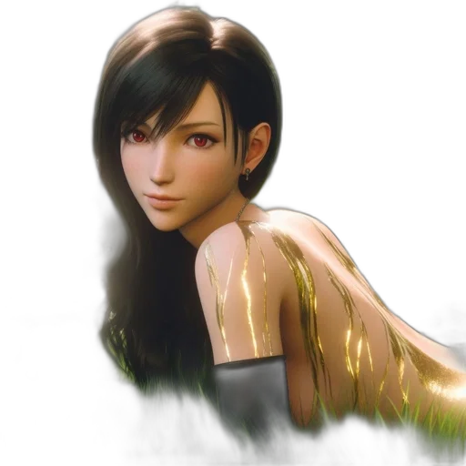 face, dress, hair, fantasy art transparent PNG cut-out