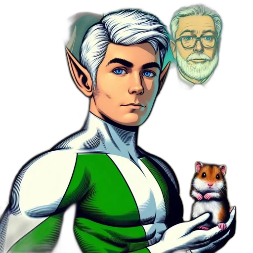 animal, comic book art, pixel art, concept art transparent PNG cut-out