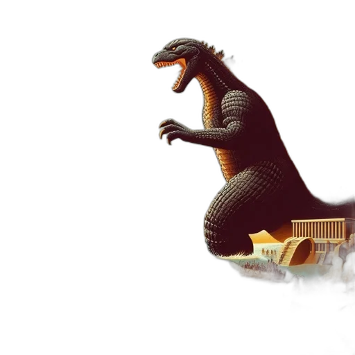 dragon, animal, creature, 3d render transparent PNG cut-out