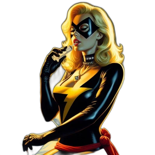 comic book art, cartoon, concept art, golden transparent PNG cut-out