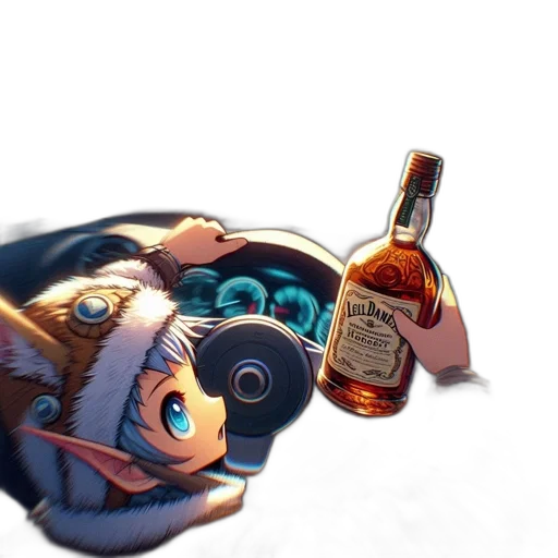 bottle, weapon, animal, robot transparent PNG cut-out