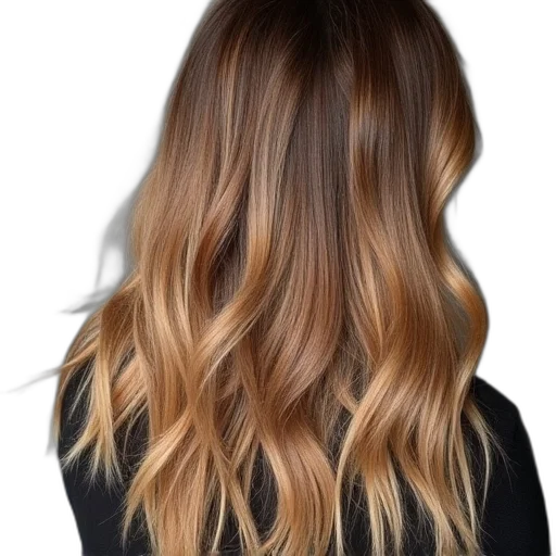 hair, photorealistic, golden, dark transparent PNG cut-out