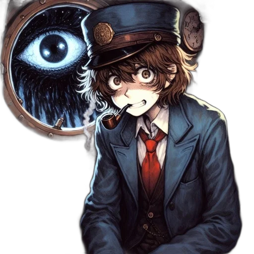 staff, mask, creature, face transparent PNG cut-out