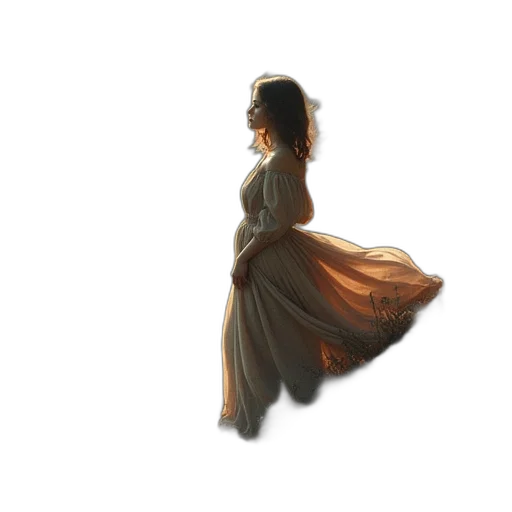 dress, crown, creature, jewelry transparent PNG cut-out