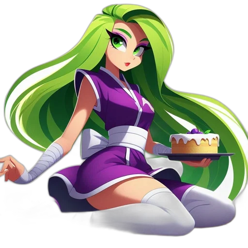 food, staff, dress, pixel art transparent PNG cut-out