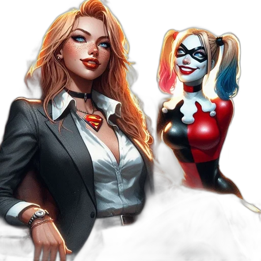 comic book art, concept art, fantasy art, cartoon transparent PNG cut-out