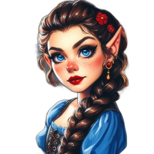 face, staff, fantasy art, pixel art transparent PNG cut-out