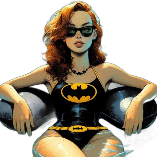 comic book art, concept art, cartoon, photorealistic transparent PNG cut-out