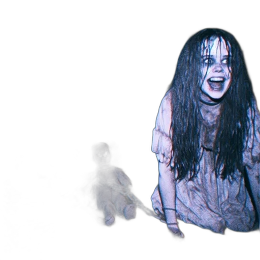 creature, mask, hair, face transparent PNG cut-out